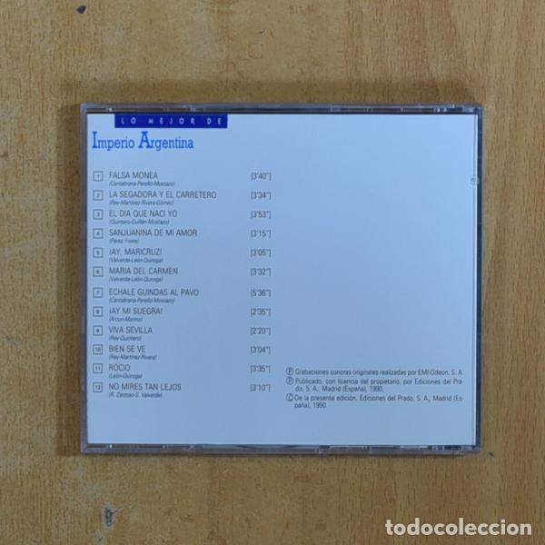 CDs de m&uacute;sica: IMPERIO ARGENTINA - IMPERIO ARGENTINA - CD - Foto 2
