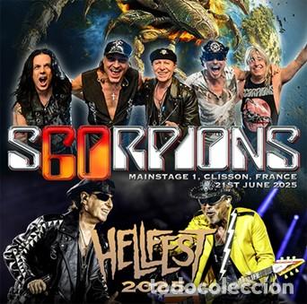 CDs de m&uacute;sica: 2 CDs - SCORPIONS - Live Hellfest 2025 - Foto 1