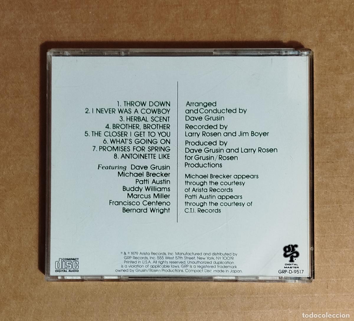 CDs de m&uacute;sica: TOM BROWNE - BROWNE SUGAR - 1979 - Foto 3