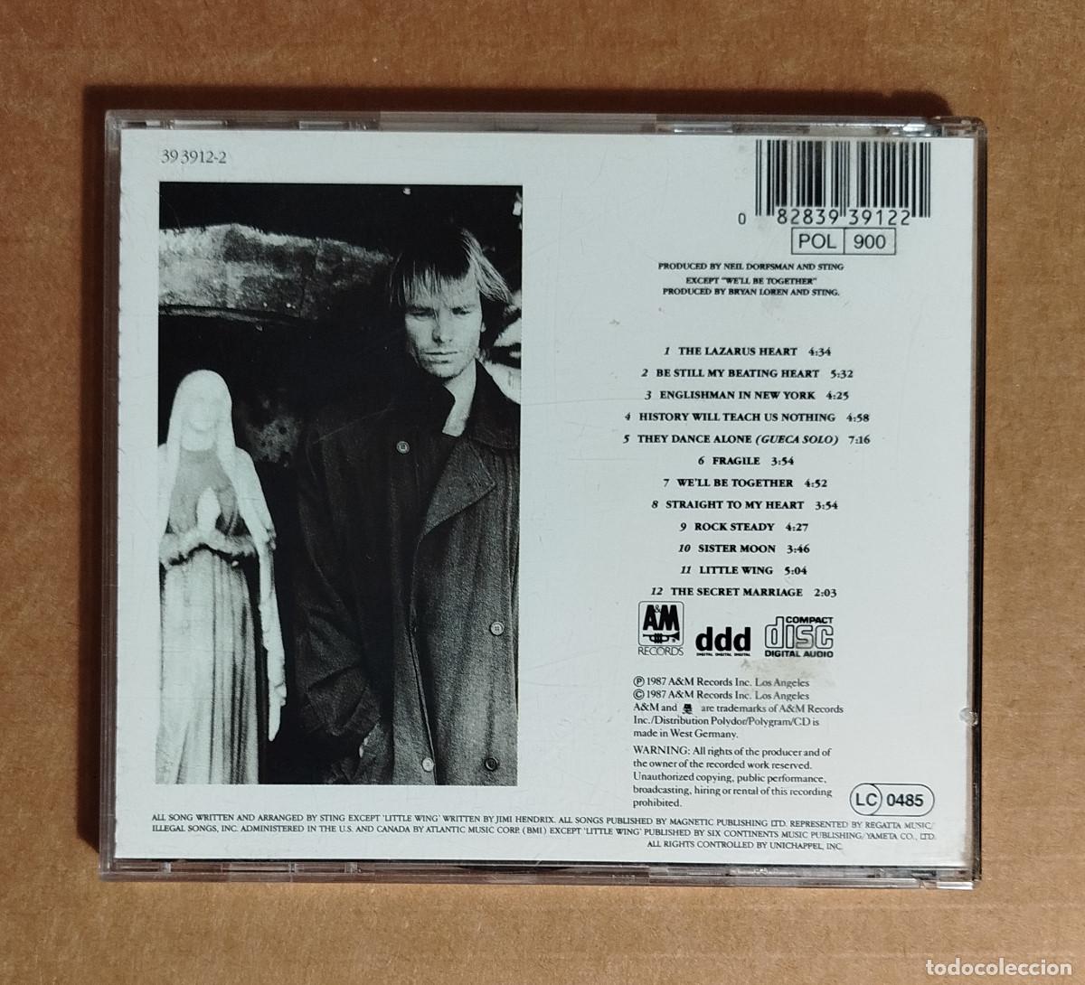 CDs de m&uacute;sica: STING - NOTHING LIKE THE SUN - 1987 - Foto 3