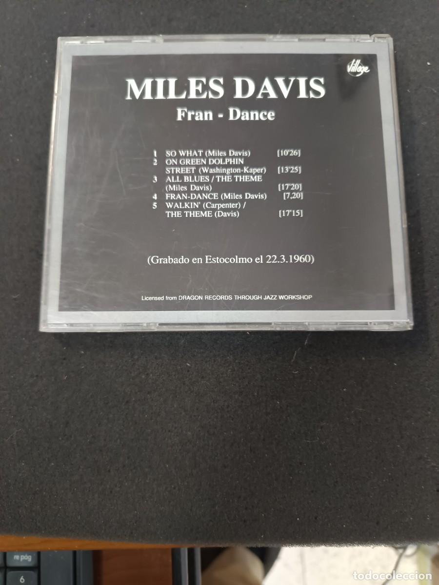 CDs de m&uacute;sica: CD. MILES DAVIS. FRAN-DANCE - Foto 2