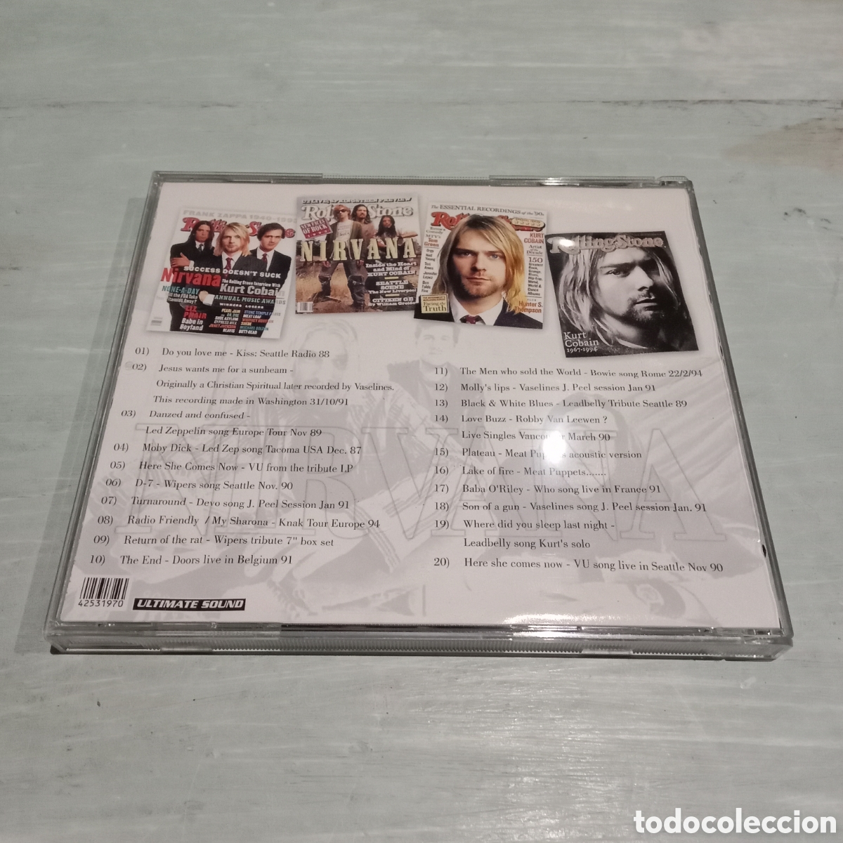 CDs de m&uacute;sica: NIRVANA - ULTRA RARE COVER VERSIONS - CD - Foto 2