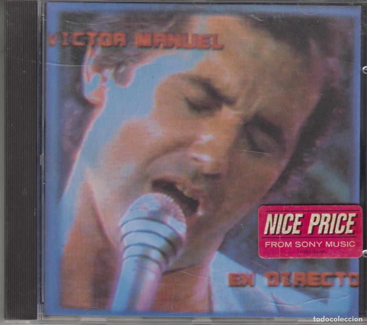 CDs de m&uacute;sica: V&iacute;ctor Manuel cd En directo 1992 - Foto 1