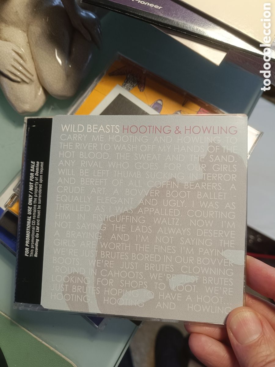 CDs de m&uacute;sica: Wild Beasts &ndash; Hooting & Howling (CD Single Promo) - Foto 1