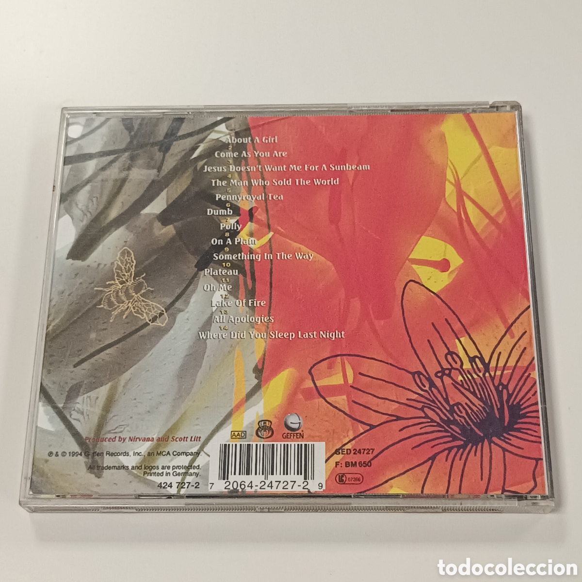 CDs de m&uacute;sica: Nirvana CD Unplugged In New York - Foto 2
