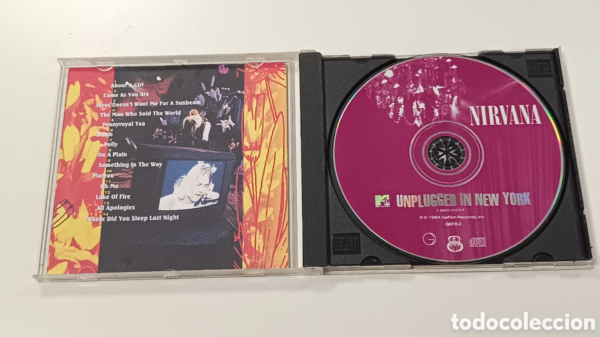 CDs de m&uacute;sica: Nirvana CD Unplugged In New York - Foto 3
