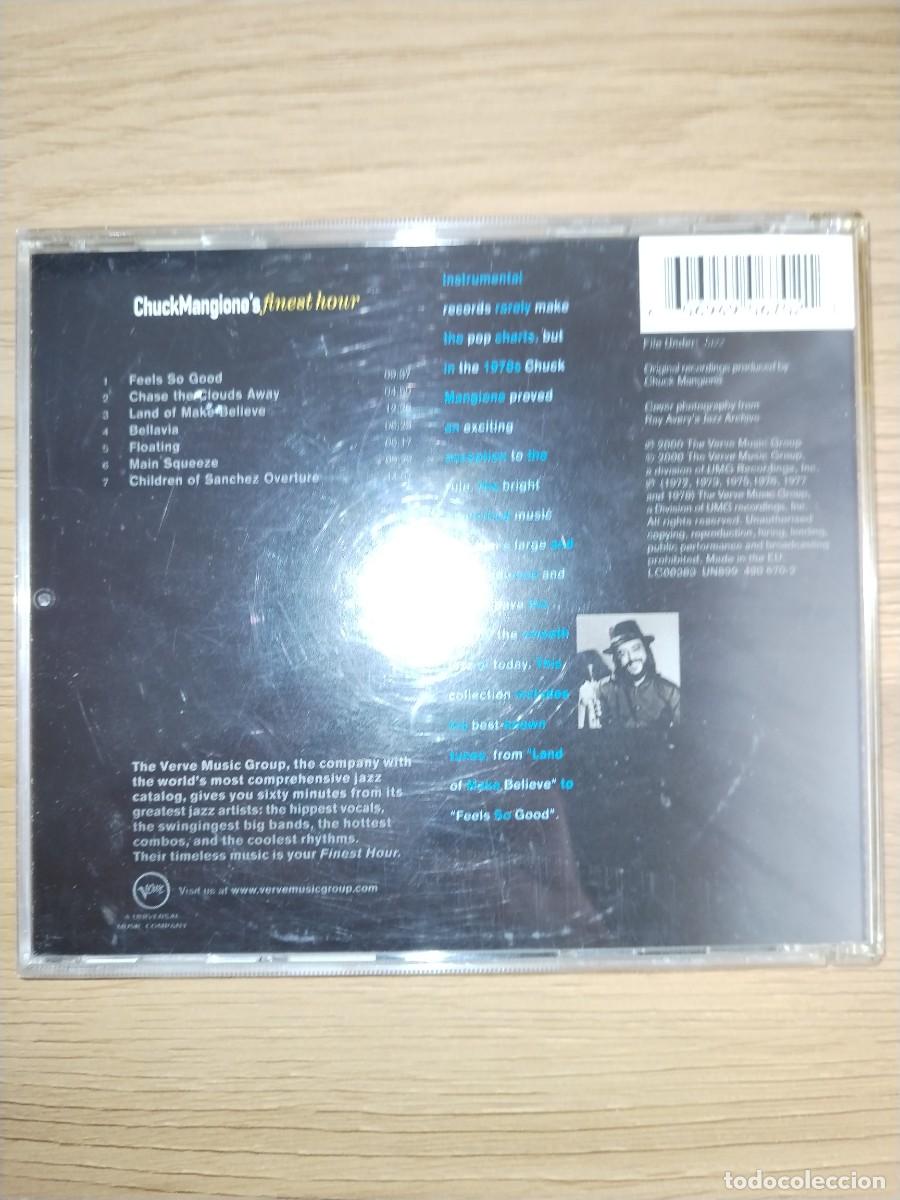 CDs de m&uacute;sica: Chuck Mangione&acute;s. Finest Hour. CD. - Foto 2