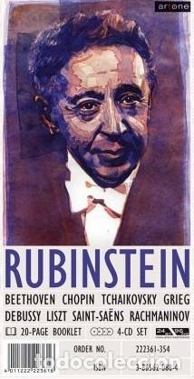 CDs de m&uacute;sica: Rubinstein. 4 CD. Libreto - Foto 1