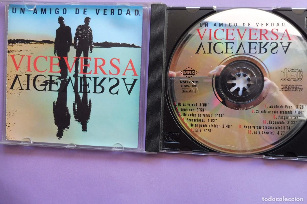 CDs de m&uacute;sica: CD - Viceversa &ndash; Un Amigo De Verdad - MAX NM727CD - Foto 2