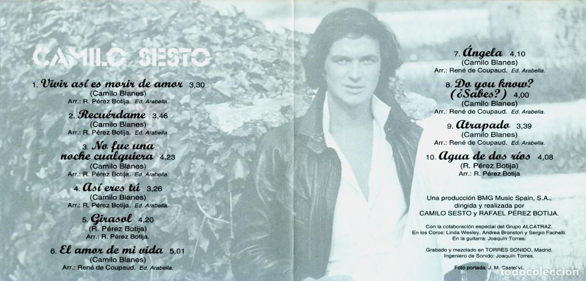 CDs de m&uacute;sica: CAMILO SESTO - Sentimientos (1978) - Foto 3