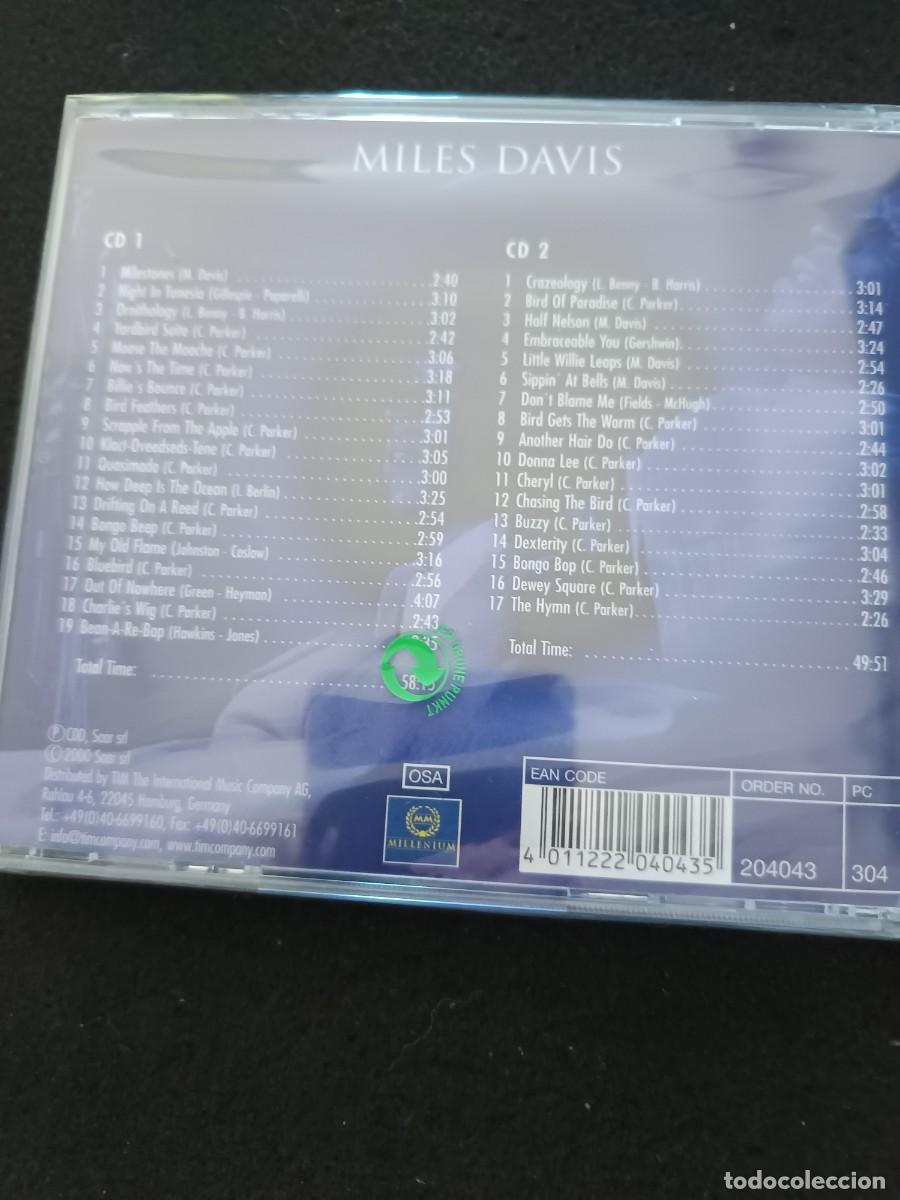 CDs de m&uacute;sica: 2 CDS. MILES DAVIS. MILLENIUM COLLECTION - Foto 3