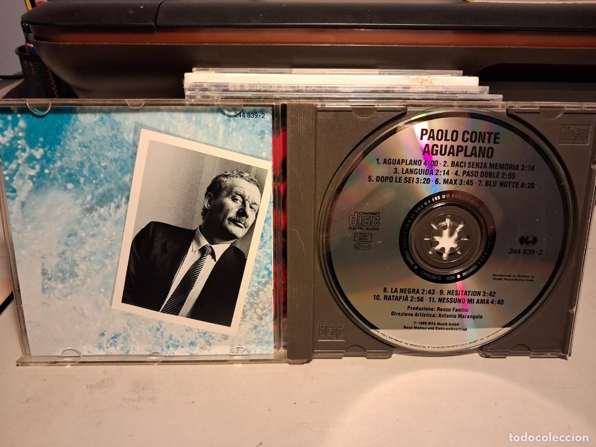 CDs de m&uacute;sica: CD PAOLO CONTE : AGUAPLANO - Foto 2
