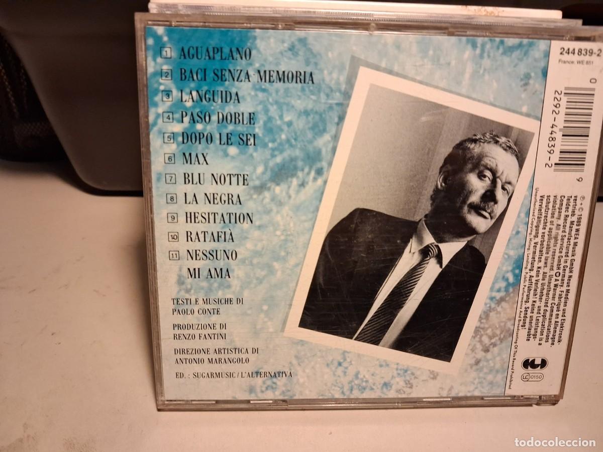 CDs de m&uacute;sica: CD PAOLO CONTE : AGUAPLANO - Foto 3