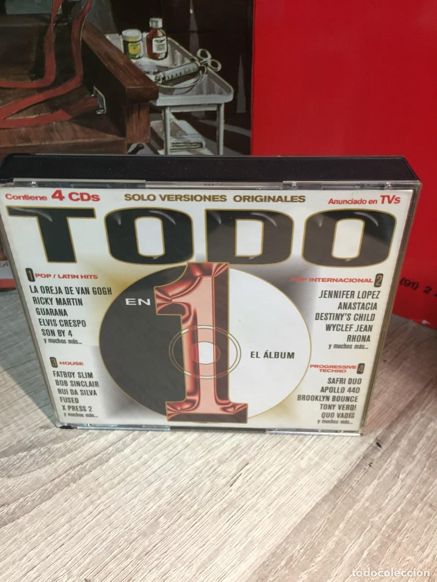 CDs de m&uacute;sica: cd todo en 1 contiene 4 cds vers. originales - Foto 1