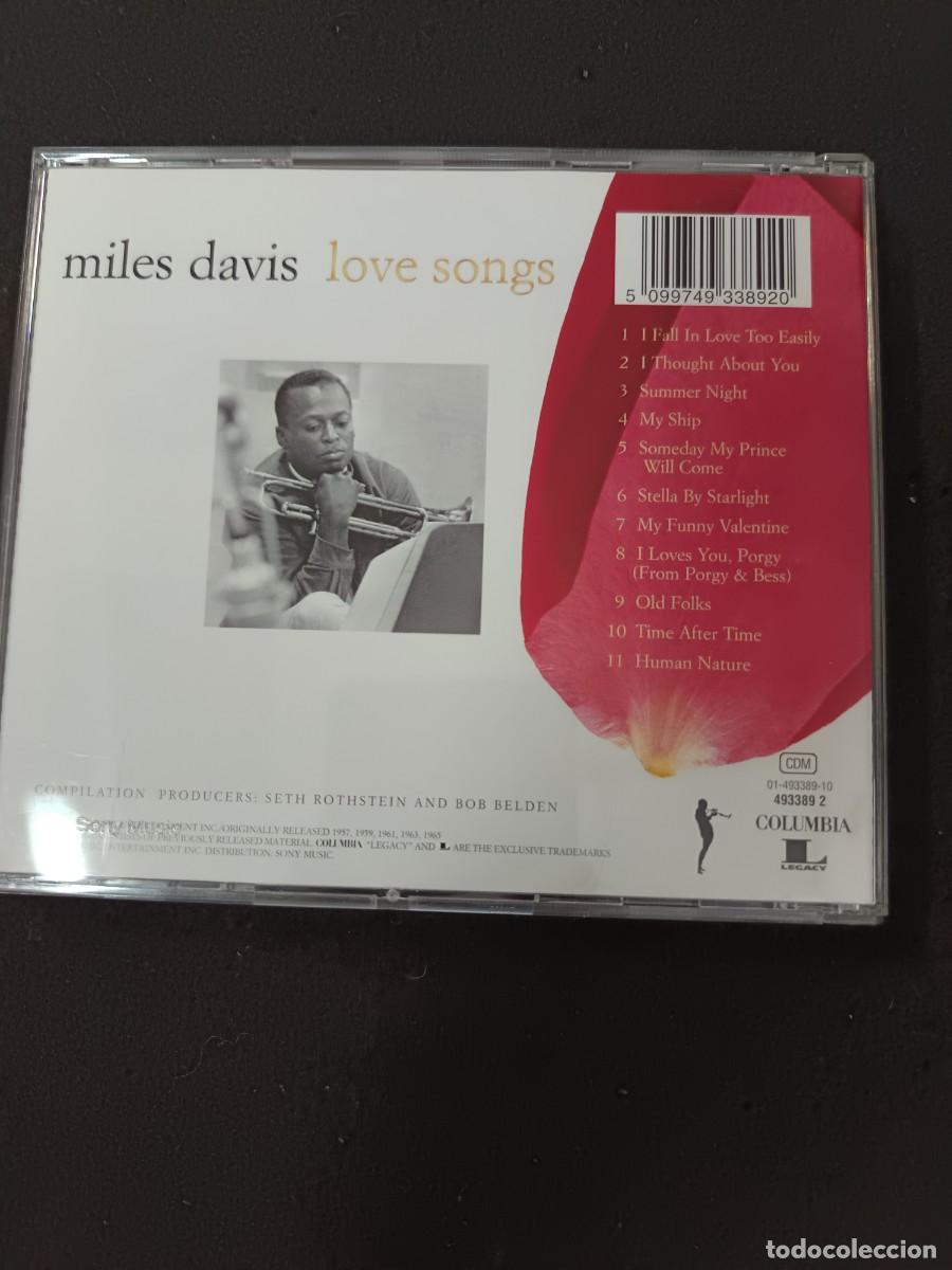 CDs de m&uacute;sica: CD. MILES DAVIS. LOVE SONGS - Foto 2