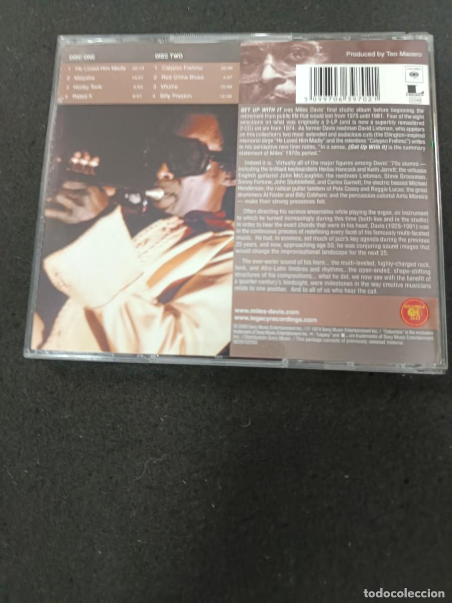 CDs de m&uacute;sica: 2 CDS. MILES DAVIS. GET UP WITH IT - Foto 2