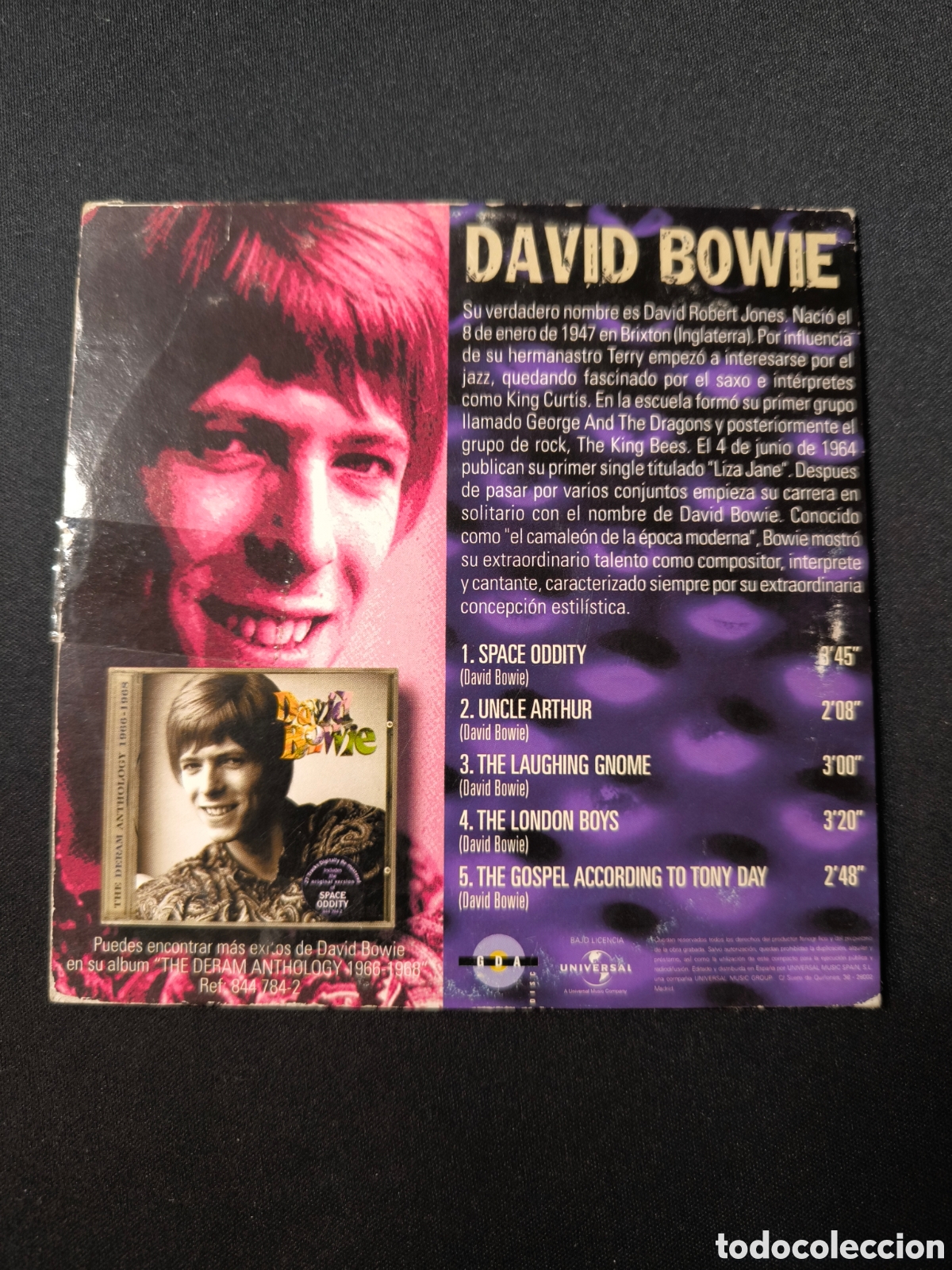 CDs de m&uacute;sica: CD EP David Bowie. Grandes Mitos - Foto 2