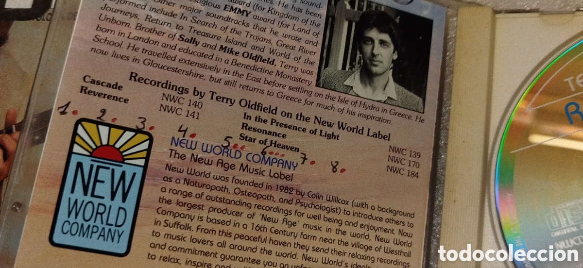CDs de m&uacute;sica: Terry Oldfield&nbsp;&ndash;&nbsp;Resonance - Foto 2