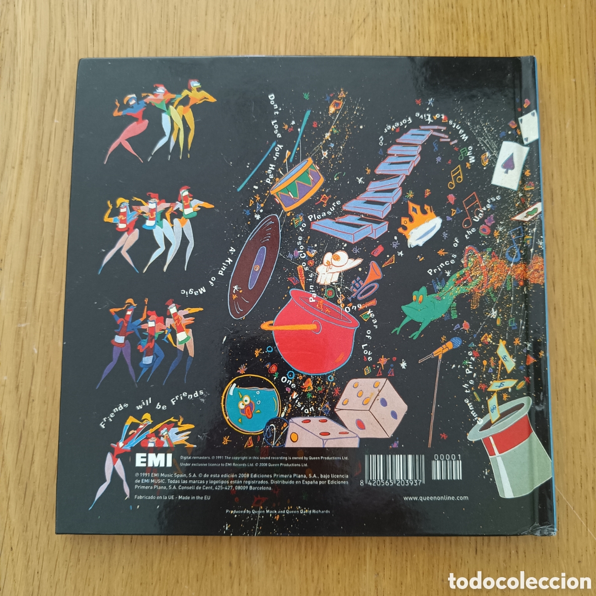 CDs de m&uacute;sica: Queen CD+Libro A King Of Magic - Foto 2