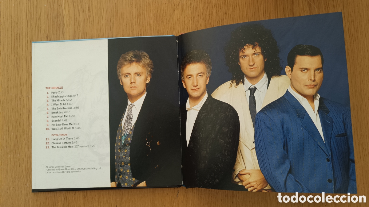 CDs de m&uacute;sica: Queen CD+Libro The Miracle - Foto 3