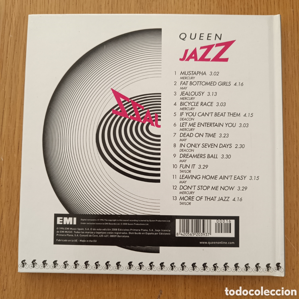 CDs de m&uacute;sica: Queen CD + Libro Jazz - Foto 2