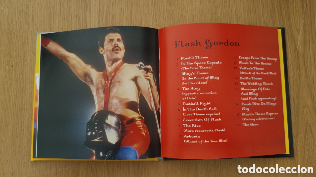 CDs de m&uacute;sica: Queen CD+Libro Flash Gordon - Foto 3