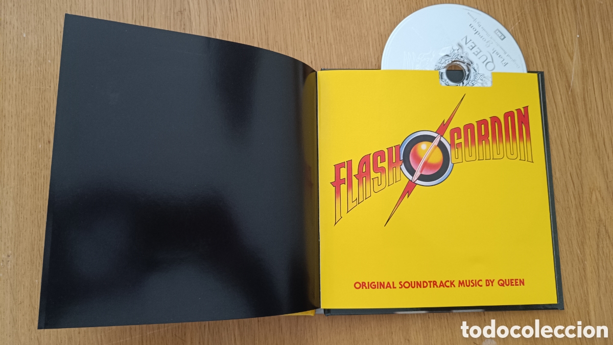 CDs de m&uacute;sica: Queen CD+Libro Flash Gordon - Foto 4