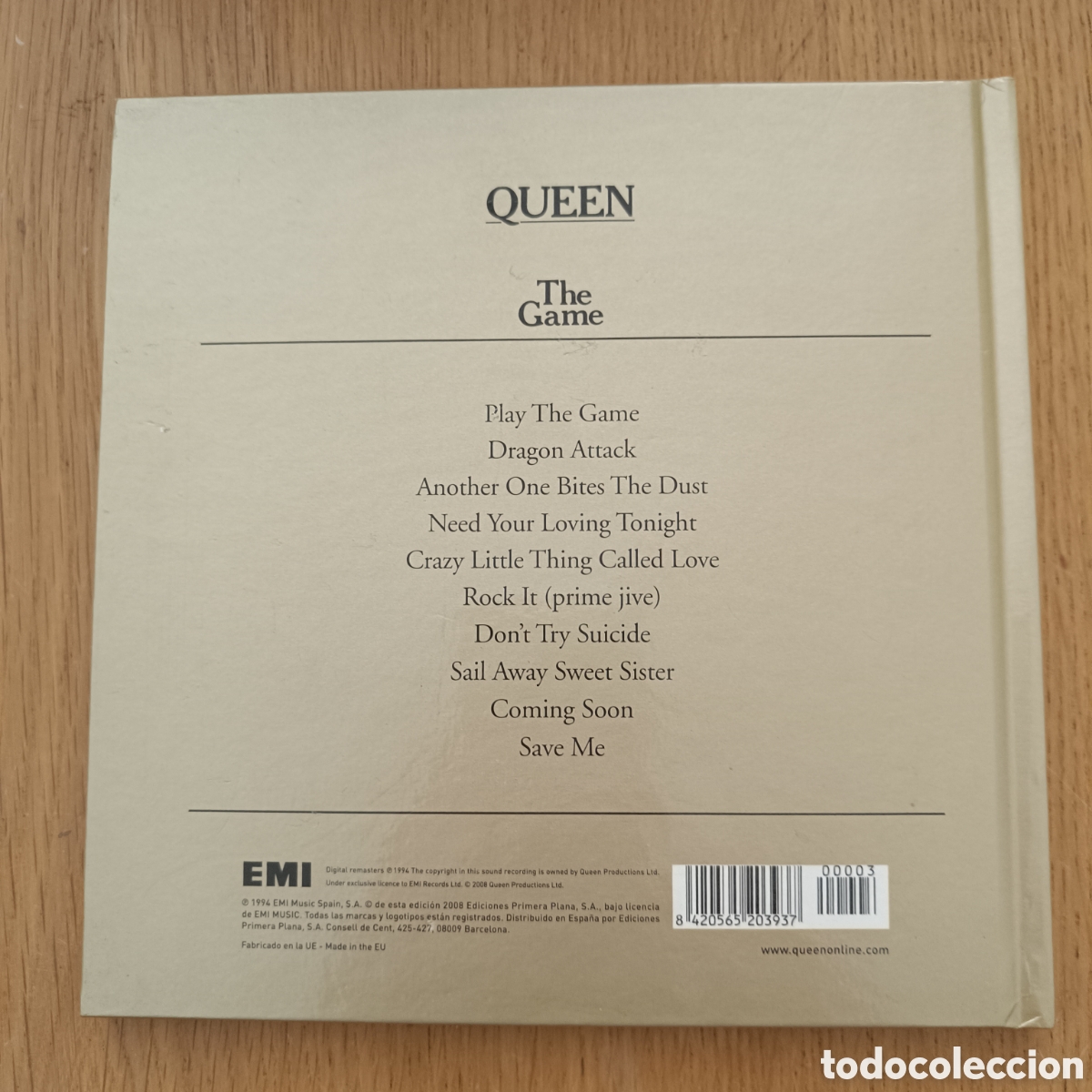 CDs de m&uacute;sica: Queen CD+Libro The Game - Foto 2
