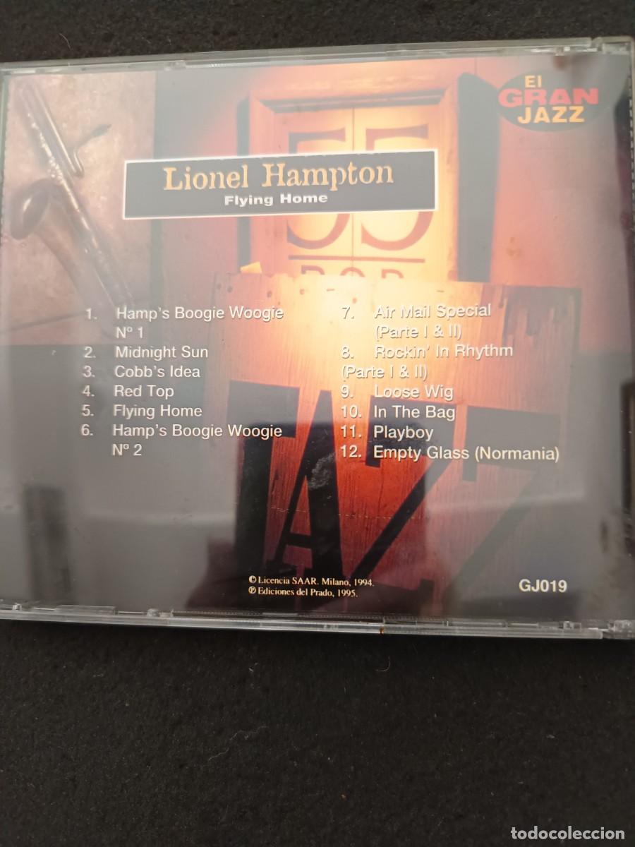 CDs de m&uacute;sica: CD. LIONEL HAMPTON. FLYING HOME. EL GRAN JAZZ. EDICIONES DEL PRADO - Foto 2