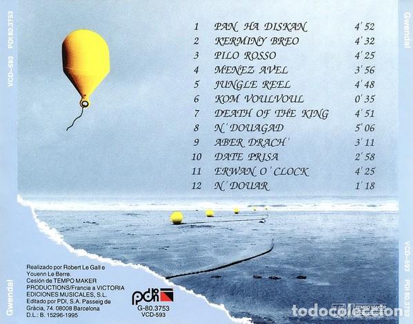 CDs de m&uacute;sica: GWENDAL &lrm;&ndash; PAN HA DISKAN CD FOLK CELTA - Foto 2