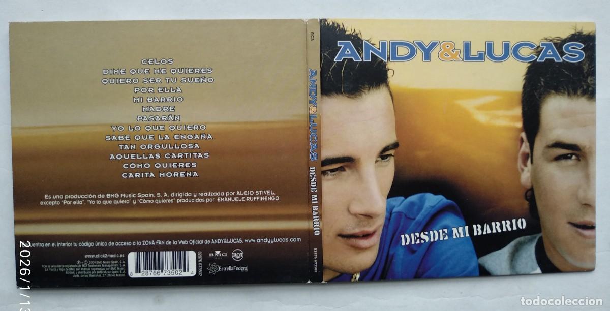 CDs de m&uacute;sica: ANDY & LUCAS. DESDE MI BARRIO. CD. - Foto 1