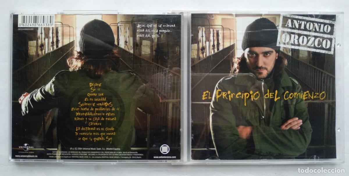 CDs de m&uacute;sica: ANTONIO OROZCO. EL PRINCIPIO DEL COMIENZO. CD. - Foto 1