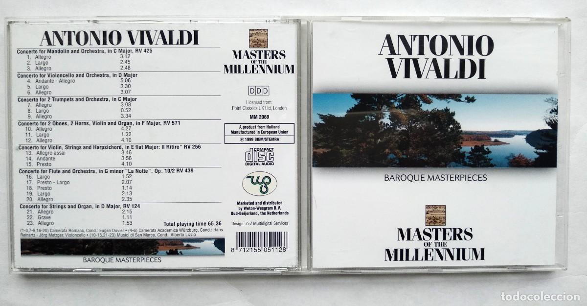 CDs de m&uacute;sica: ANTONIO VIVALDI. BAROQUE MASTERPIECES. CD. - Foto 1