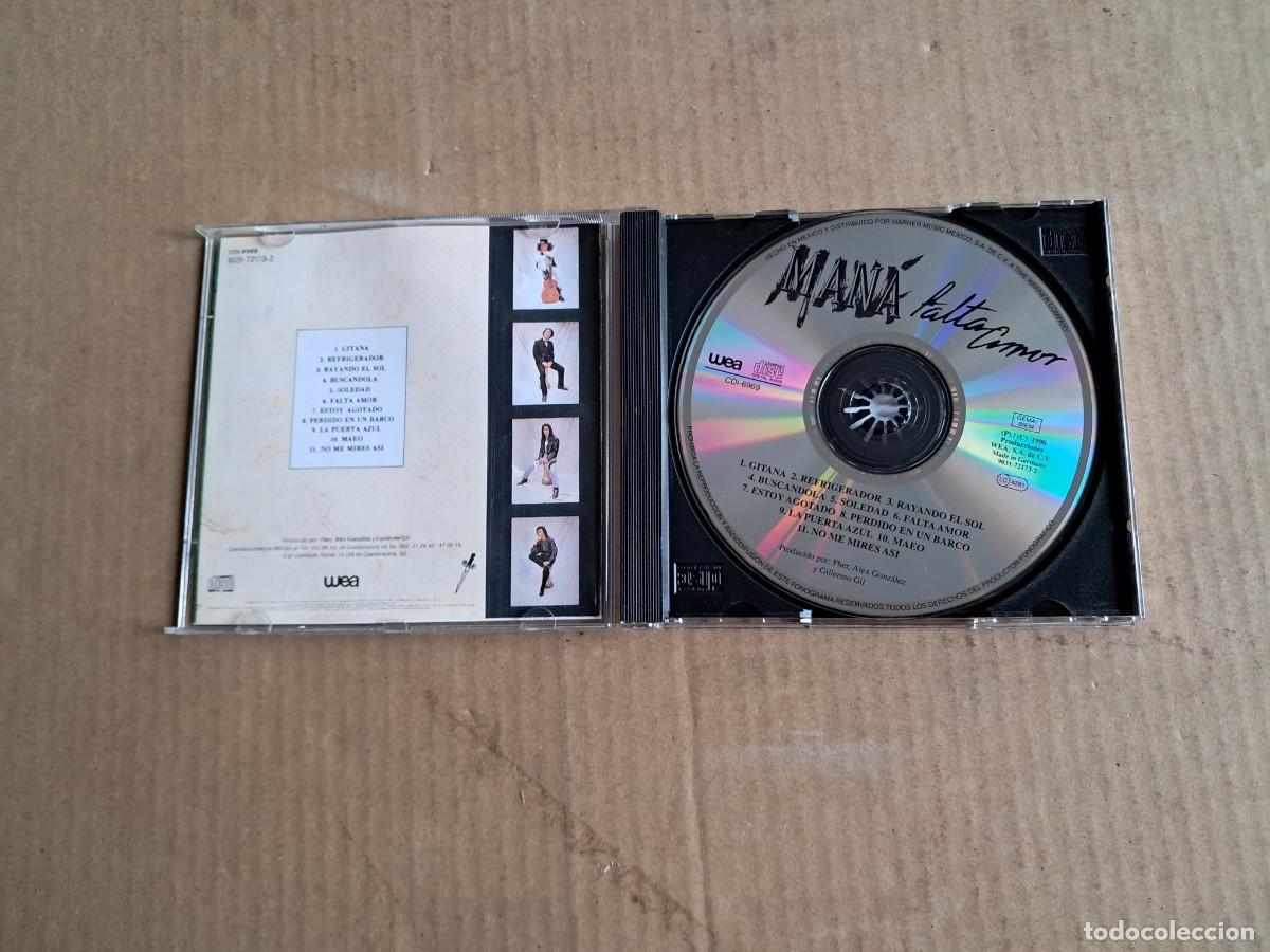 CDs de m&uacute;sica: MANA - FALTA AMOR CD 1990 - Foto 2