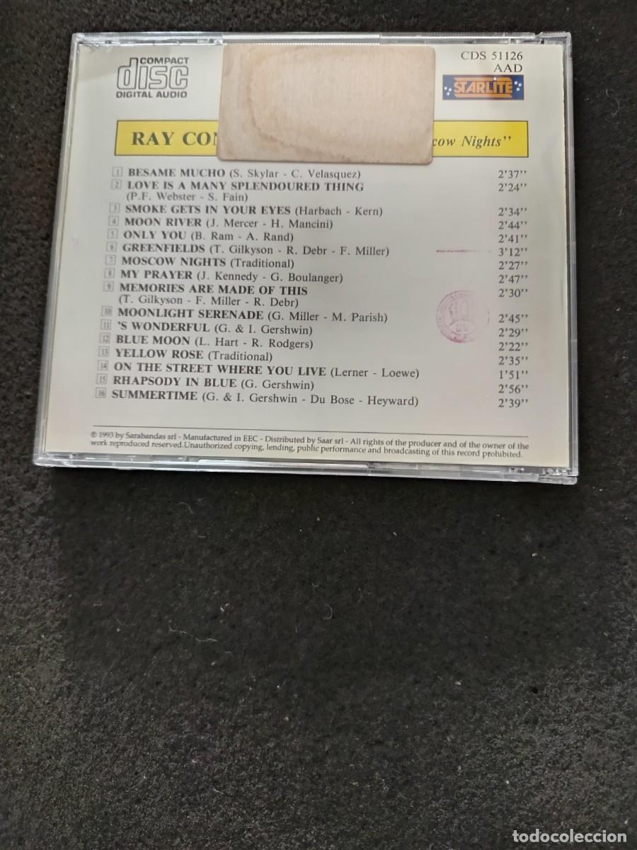 CDs de m&uacute;sica: CD. RAY CONNIFF. MOSCOW NIGHTS - Foto 2