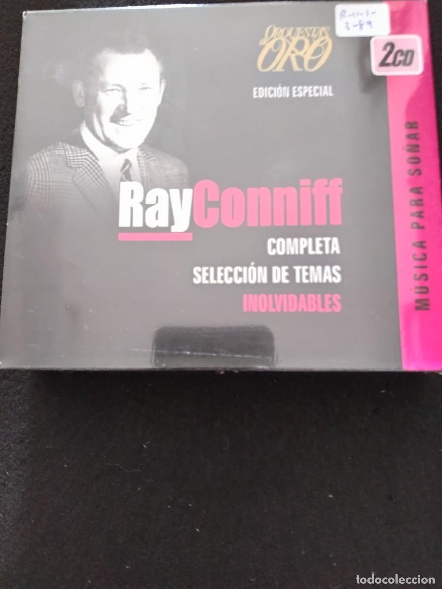 CDs de m&uacute;sica: 2 CDS. RAY CONNIFF. COMPLETA SELECCI&Oacute;N DE TEMAS. ORQUESTAS DE ORO - Foto 1