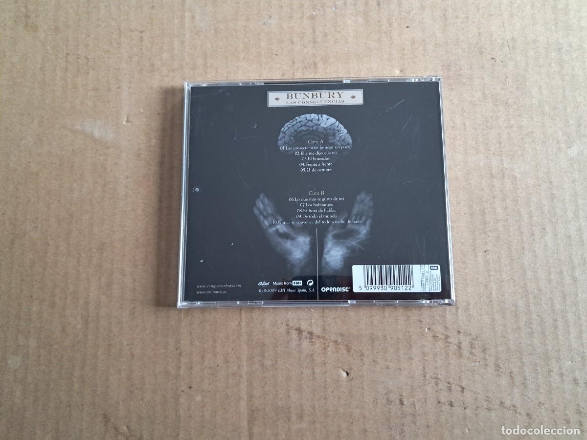CDs de m&uacute;sica: BUNBURY - LAS CONSECUENCIAS CD 2009 - Foto 3
