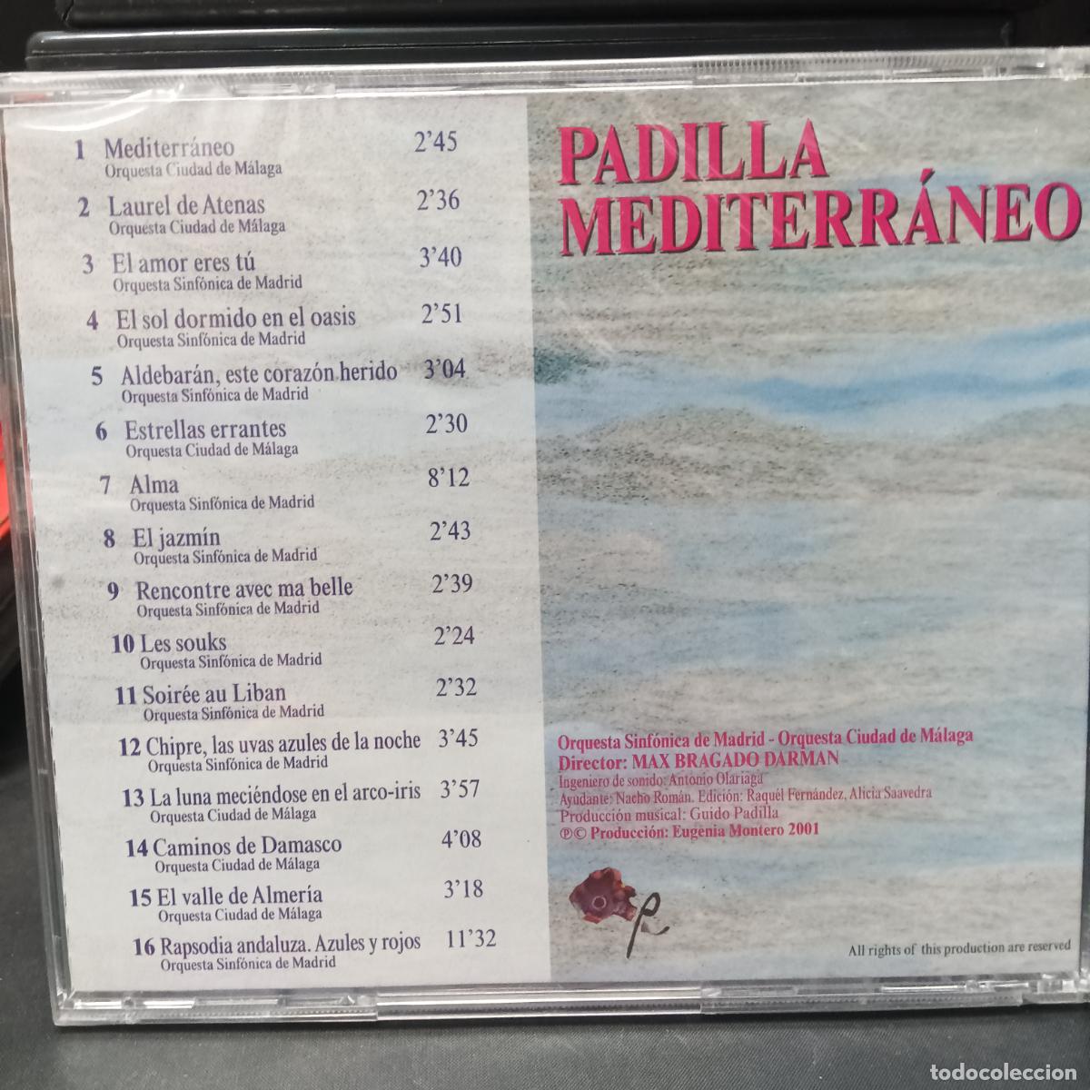 CDs de m&uacute;sica: Jose Padilla - Mediterraneo. CD - Foto 2