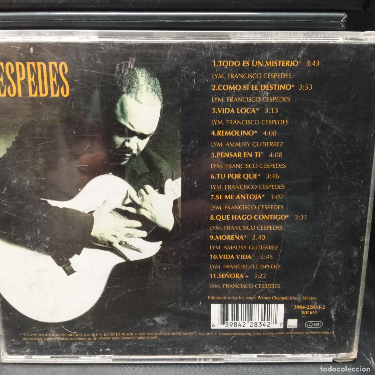 CDs de m&uacute;sica: FRANCISCO CESPEDES. VIDA LOCA. CD - Foto 2