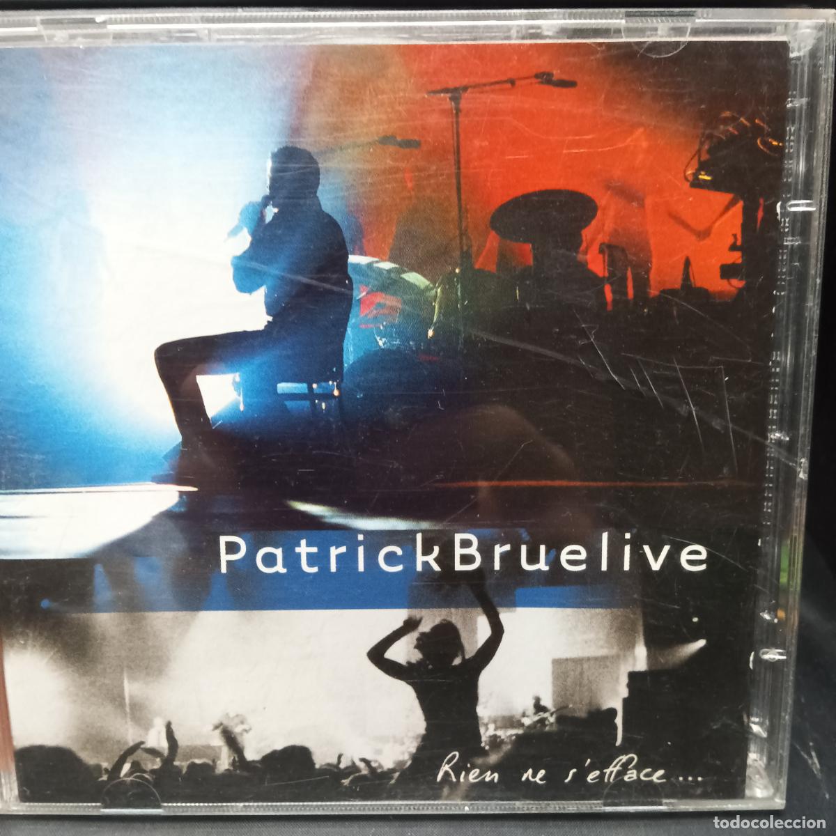 CDs de m&uacute;sica: Patrick Bruel &ndash; LIVE Rien Ne Sefface 2CD - Foto 1