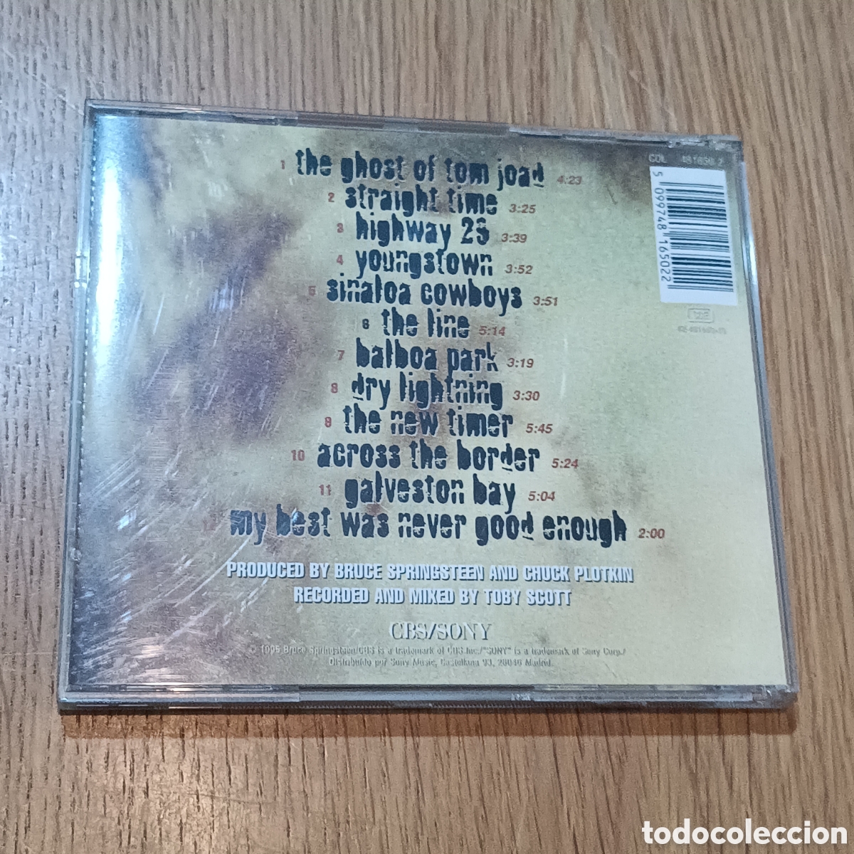 CDs de m&uacute;sica: Bruce Springsteen CD The Ghost Of Tom Joad - Foto 2