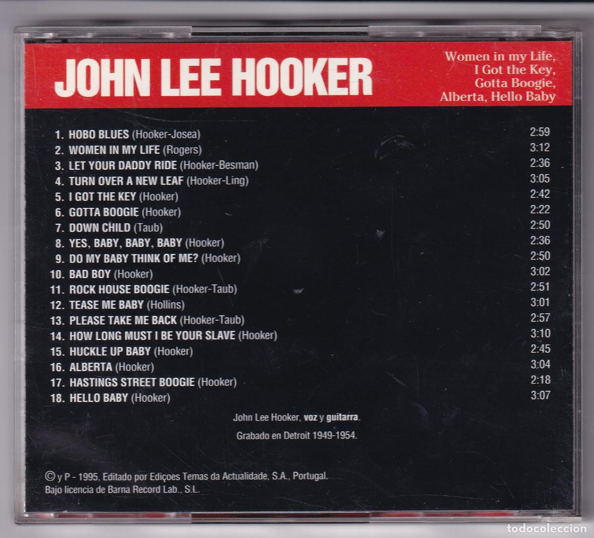 CDs de m&uacute;sica: MUSICA CD.- John Lee Hooker. - Foto 2