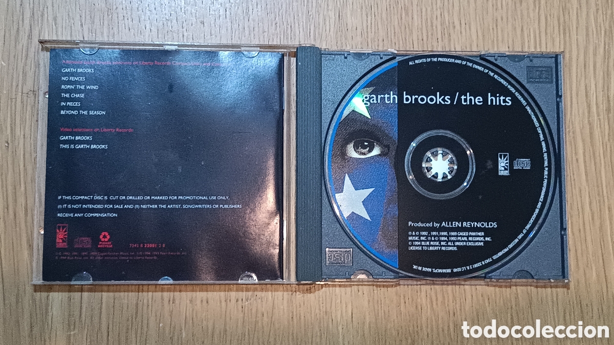 CDs de m&uacute;sica: Garth Brooks CD The Hits - Foto 3