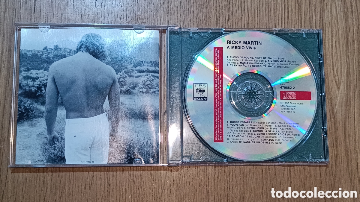 CDs de m&uacute;sica: Ricky Mart&iacute;n CD A Medio Vivir - Foto 3