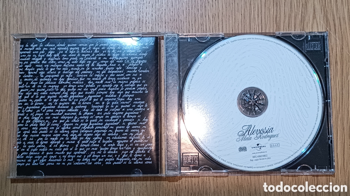 CDs de m&uacute;sica: Mala Rodr&iacute;guez CD Alevosia - Foto 3
