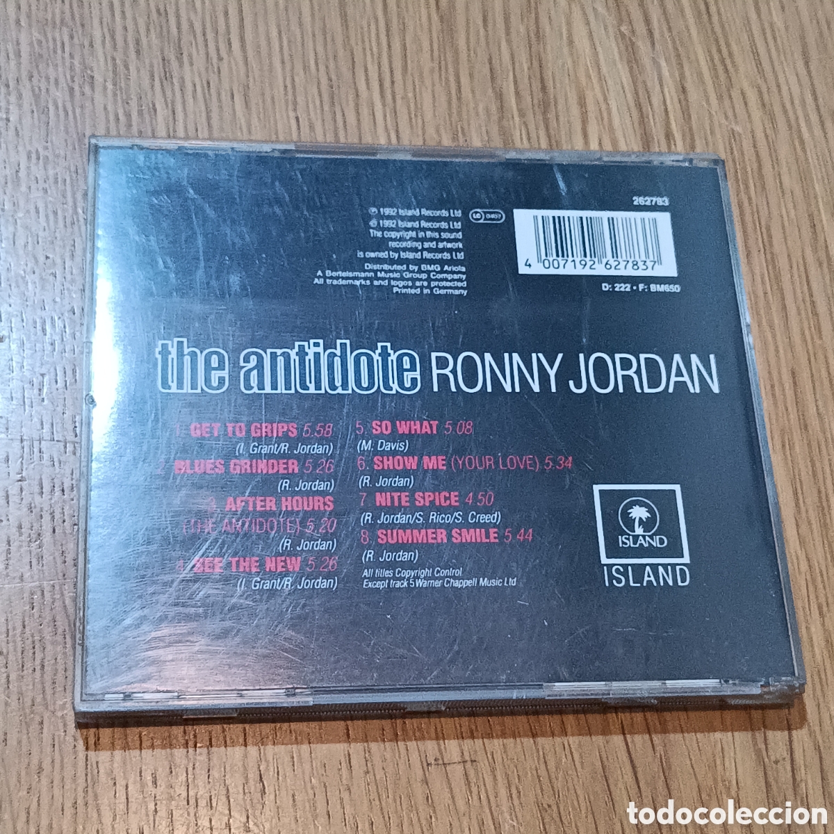 CDs de m&uacute;sica: Ronny Jordan CD The Antidote - Foto 2
