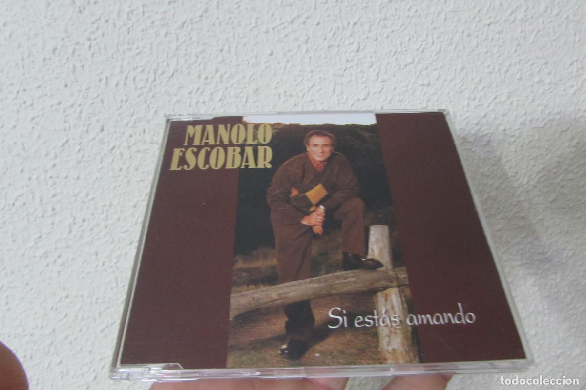 CDs de m&uacute;sica: MANOLO ESCOBAR Si estas amando CD SINGLE - Foto 1
