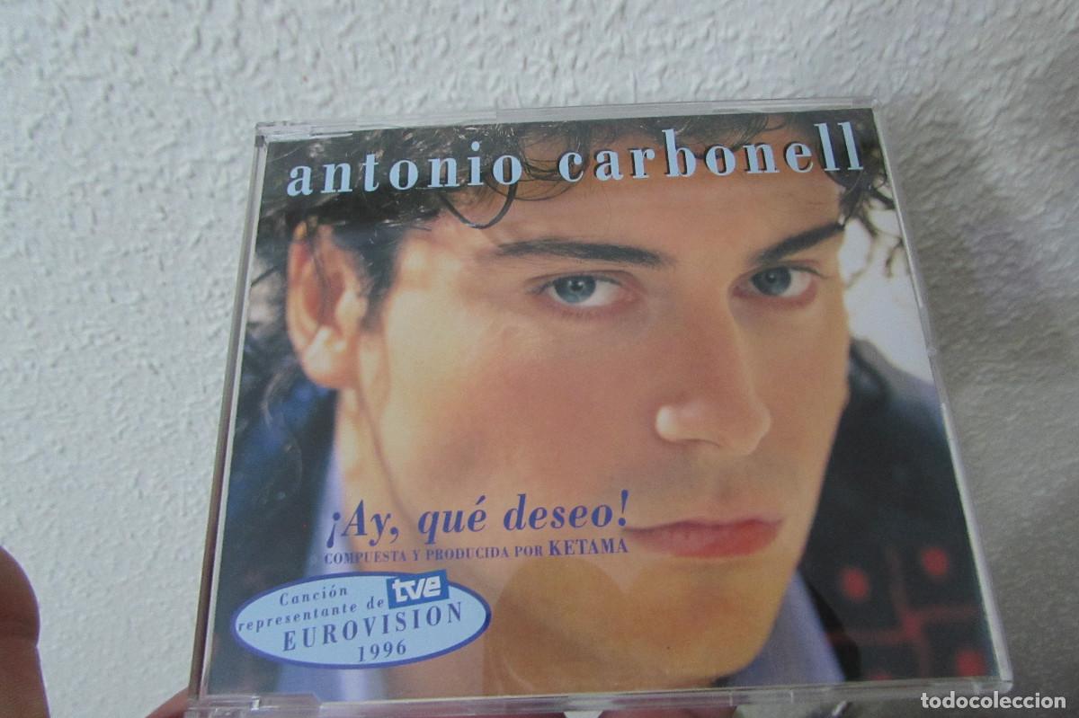 CDs de m&uacute;sica: ANTONIO CARBONELL - AY QUE DESEO! CD SINGLE - Foto 1