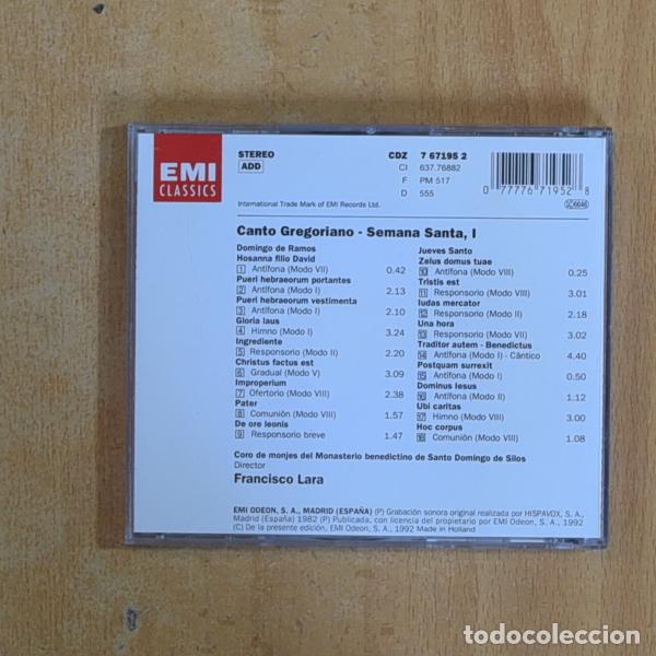 CDs de m&uacute;sica: VARIOS - CANTO GREGORIANO - CD - Foto 2