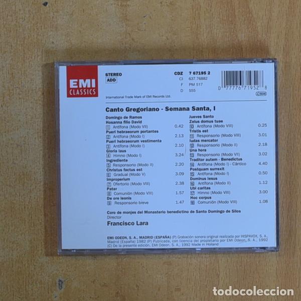 CDs de m&uacute;sica: VARIOS - CANTO GREGORIANO - CD - Foto 2